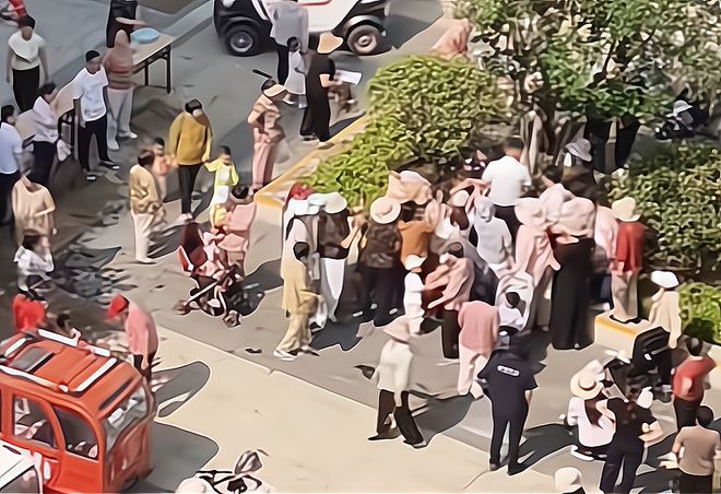 子大妈连盆都端走了还围堵物业要鸡蛋凯发国际平台山东：小区端午免费包粽(图2)